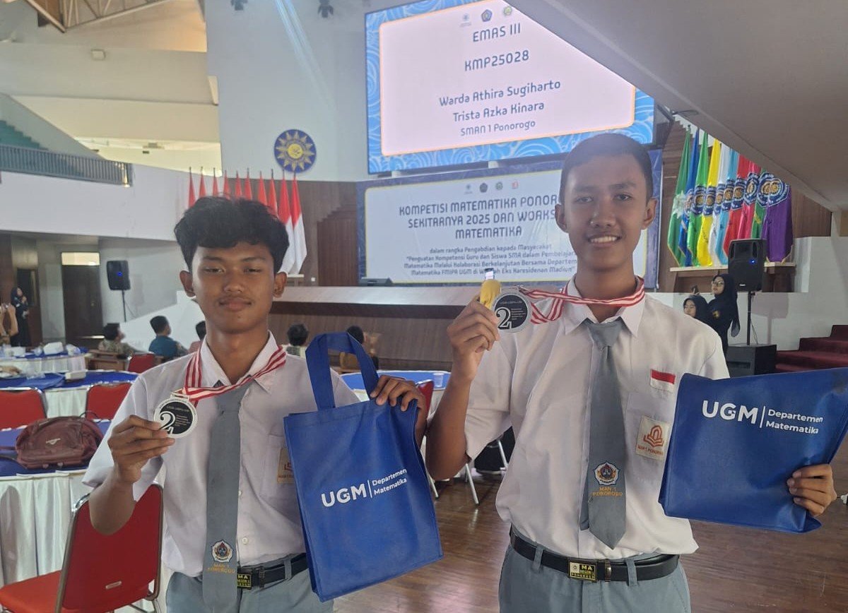 Kompetisi Matematika 2025 digelar, Siswa MAN 1 Ponorogo Raih Prestasi