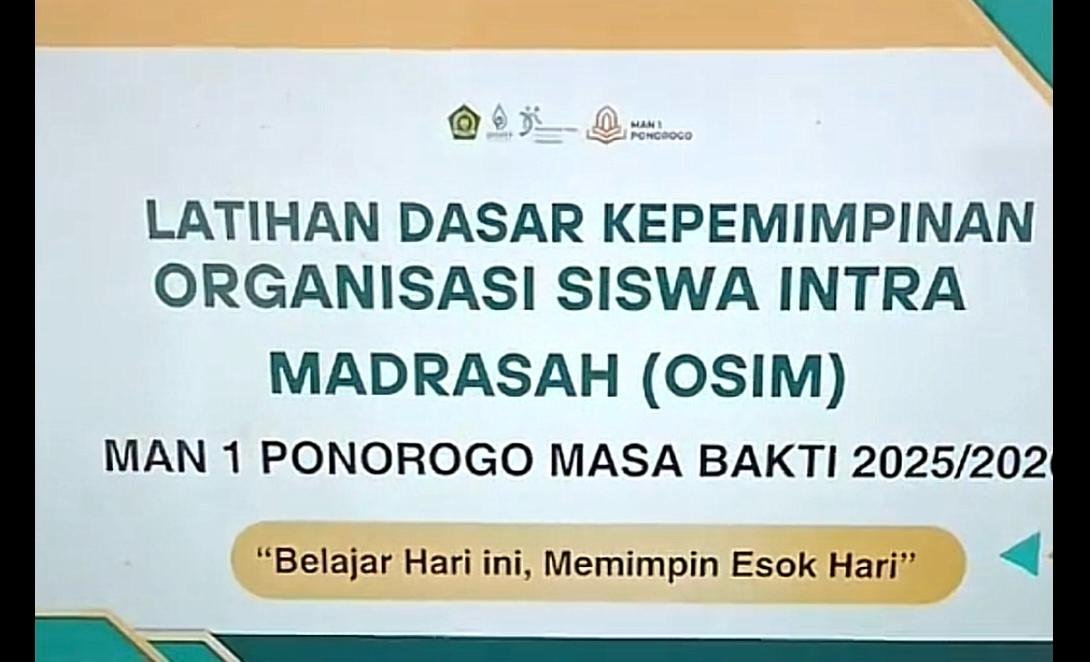 LDK OSIM MAN 1 Ponorogo: Wujudkan Pemimpin Masa Depan Melalui Outbond dan Refleksi