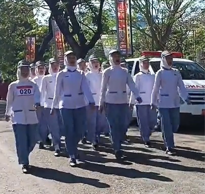 MAN 1 Ponorogo Raih Juara 1 dan 3 dalam Lomba Gerak Jalan Tingkat SMA/SMK/MA se-Kecamatan Babadan.